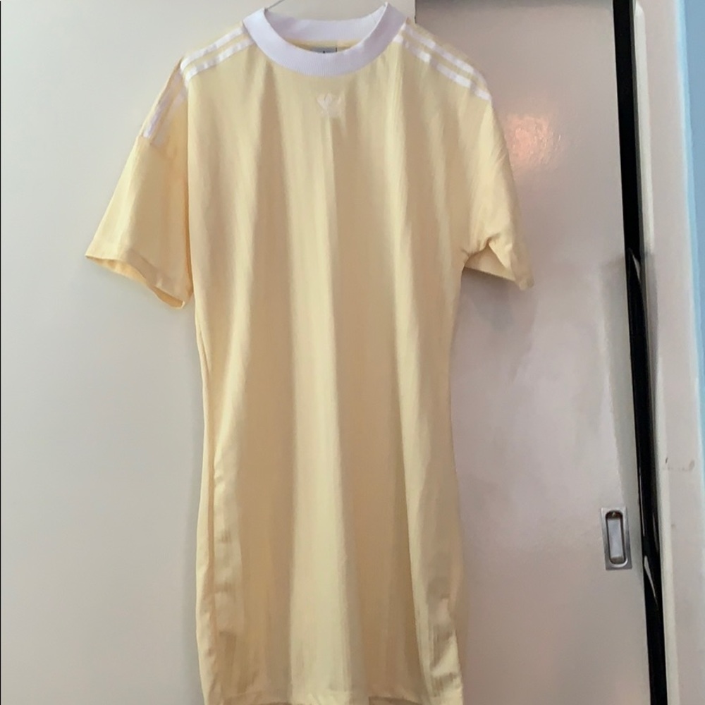 Adidas yellow dress